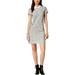 Maison Jules Womens Collared Shift Dress