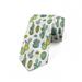 Cactus Necktie, Tropical Foliage Motif, Dress Tie, 3.7", Green Reseda Green, by Ambesonne