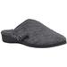 Vionic Women's Adilyn Slipper- Ladies Adjustable Slippers with Concealed Orthotic Arch Support Dark Grey 9 M US