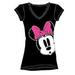 [P] Disney Womens' Classic Minnie Mouse 'SURPRISE' Pajama T Shirt Top (XL)