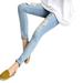 Fashion Maternity Holes Elastic Jeans Pants Pregnancy Denim Clothes Pregnant Women Belly Trousers 3Xl