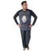 The Goonies Men's Sloth Hey You Guys Raglan And Pajama Pant 2 Piece PJ Set