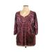 Pre-Owned Apt. 9 Women's Size 1X Plus 3/4 Sleeve Top