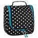 Wayfarer Supply Toiletry Bag, Black and White Polka Dot