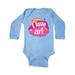 Inktastic Artist I Love Art Infant Long Sleeve Bodysuit Female