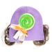 Fysho Toddler Kids Baby Girl Cute Cartoon Lollipop Bowknot Wig Design Winter Warm Hat Cap Headwear