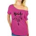 Awkward Styles Dreamcatcher Bride Off Shoulder Shirt Bohemian Bride Oversized Shirt Bride Gifts for Her Women's Bride Shirt Off Shoulder Cute Wedding Gifts for Bride Bachelorette Party Gifts for Her