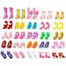 30Pairs/Pack Fashion High Heels Shoes Sandals Doll Shoes for Dolls Accessory Toy