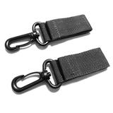 Lacyie Outdoor Tactical Nylon Webbing Carabiners Hook Multifunctional Military Fans Key Chain Tactical Accessory Belt Quickdraw