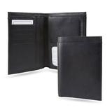 Washington Baseball Nationals Black Leather Traveling RFID Blocking Wallet - 14 total slots/pockets