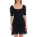 Avec Les Filles Women's Juniors Cotton Eyelet Prairie Dress