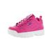 Fila Womens Disruptor II Premium Trainers Leather Sneakers