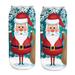 Mnycxen Unisex Holiday X-Mas Socks Santa Claus Christmas Gift Short Funny Socks