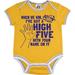 Russell NCAA LSU Tigers, Baby 3 Piece Short Sleeve Bodysuit Set