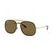 Ray-Ban RB3583N-001/73 Blaze Gerneral Gold Square Brown Classic Lens Sunglasses