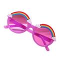 Binwwede Toddler Sunglasses Round Rainbow Anti-UV Eyewear Glasses Photography Outdoor Beach Sunglasses MHXX