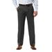 Big & Tall Haggar Premium Classic-Fit Stretch Pleated Dress Pants Charcoal