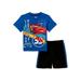 Disney Pixar Cars Baby Boy & Toddler Boy T-Shirt & Shorts Outfit Set, 2-Piece (12M-4T)