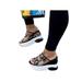 Rotosw Women's High Heel Platform Wedge Flip-Flops Beach Sandals Fashion Slipper Summer