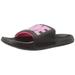 Body Glove Women's Slide Away Sandal, Black/Neon Pink, Size 9.0
