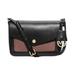 MICHAEL Michael Kors Greenwich Small Flap Crossbody,Black/Dusty rose