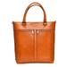 SHARO Apricot Italian Leather Tote Handbag