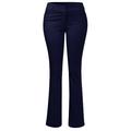 Made by Olivia Women's High Waist Comfy Stretchy Bootcut Trouser Pants