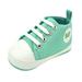 Summark Infant Baby Boys Girls High Tops Ankle Sneakers Soft Anti-Slip Sole Lace-up PU Leather Moccasins Toddler Newborn Prewalker First Walking Crib Shoes