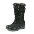 DREAM PAIRS Ankle Snow Boots Boys Girls Winter Warm Lace Up Waterproof Boots Shoes KRIVER-1 BLACK Size 9
