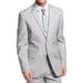 Bar III NEW Light Gray Mens Size 42L Striped Two Button Blazer