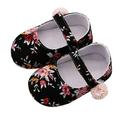 Baby Shoes Girl Breathable Floral Print Anti-Slip Shoes Casual Walking Shoe Toddler Soft Soled First Walkers
