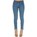 S&P Junior Women Stretch Denim Skinny Jeans Medium Blue 5 Pocket Wash Plus Size Long Length Available