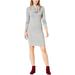 Maison Jules Womens Cowl-Neck Fit & Flare Dress