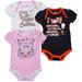 NCAA Infant Girl's Virginia Cavaliers 3 Pack Creeper Bodysuit Set