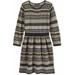 Jessica Simpson Girls' Jan Fit-and-Flare Mixed-Print Sweater Dress,Size S, $54