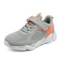 Dream Pairs Kids Girls & Boys Fashion Sneakers Casual Sport Shoes Casual Walking Tennis Shoes Qstar-K Light/Grey/Coral Size 5