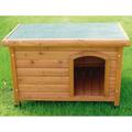 Cuccia da esterno in legno con piedini regolabili modello Shelter per cani: Cuccia 103x70x66 cm