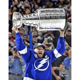 Steven Stamkos Tampa Bay Lightning Unsigned 2021 Stanley Cup Champions Raising Photograph