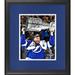 Victor Hedman Tampa Bay Lightning Autographed Framed 2021 Stanley Cup Champions 8" x 10" Raising Photograph