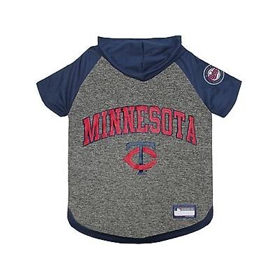 Pets First MLB Dog & Cat Hoodie T-Shirt, Minnesota Twins, X-Small
