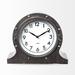 Breakwater Bay Analog Metal Quartz Tabletop Clock in Metal in Brown | 10 H x 5.25 W x 12 D in | Wayfair 376240