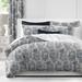 The Tailor's Bed Jafari Standard Cotton Comforter Set Polyester/Polyfill/Cotton in Blue/Navy | Full/Double Comforter + 2 Shams | Wayfair