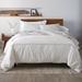 Alwyn Home Luxury Down Insert & Duvet Cover Set Bedding Bundle Down/Cotton in White | Queen Comforter + 3 Additional Pieces | Wayfair