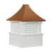 YardCraft Classic Series Morton Vinyl Cupola Vinyl/Metal/Copper in Brown/White | 41 H x 28 W x 28 D in | Wayfair VCUP-M24