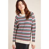 Anthropologie Sweaters | Anthro Pepaloves Taylor Colorful Grandpa Sweater | Color: Cream/Green | Size: L