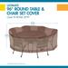 Duck Covers Ultimate Round Table and Chair Set Cover 96in W