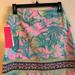 Lilly Pulitzer Skirts | Lilly Pulitzer Luxletic Hip Nautic Mini Skort Swim Beach Pool New | Color: Blue/Pink | Size: Xxs