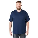 Men's Big & Tall Boulder Creek® Heavyweight Pocket V-Neck Tee by Boulder Creek in Navy (Size 9XL)