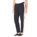 Plus Size Women's Glam French Terry Active Pant by Catherines in Black Pink Sunset (Size 5X)