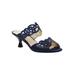 Wide Width Women's Francie Dress Shoes by J. Renee® in Navy (Size 10 W)